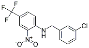 (3-Chloro-benzyl)-(2-nitro-4-trifluoromethyl-phenyl)-amine Struktur