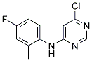 (6-Chloro-pyrimidin-4-yl)-(4-fluoro-2-methyl-phenyl)-amine Struktur