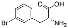 (2R)-2-amino-3-(3-bromophenyl)propanoic acid Struktur