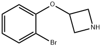 3-(2-Bromo-phenoxy)-azetidine Struktur