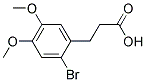 3-(2-BROMO-4,5-DIMETHOXYPHENYL)PROPANOIC ACID Struktur