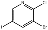 3-BROMO-2-CHLORO-5-IODOPYRIDINE Struktur