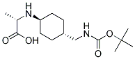 (S)-TRANS-4-(TERT-BUTYLOXYCARBONYL-AMINOMETHYL)-CYCLOHEXYLALANINE Struktur