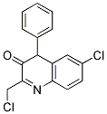 6-Chloro-2-Chloromethyl-4-Phenylquinaoline-3-Oxide Struktur