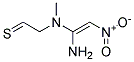 N-(2-Thioethyl)-N1-Methyl-2-Nitro-1,1-Ethendiamine Struktur