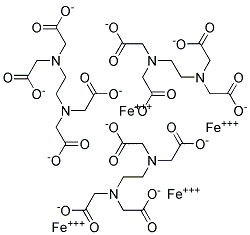 Ethylenediaminetetraacetic acid, iron salt Struktur