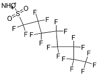 Perfluorooctansulfonic acid, ammonium salt Struktur