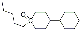 trans-4-n-Pentylcyclohexyl-4-cyclohexanone Struktur