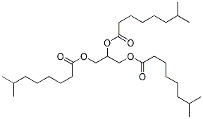 Glycerin triisononanate Struktur