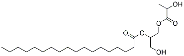 Glycerol lactate stearate Struktur