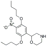 4-Nitro-2,5-dibutoxyphenyl morpholine Struktur