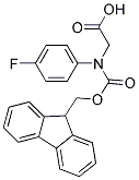 (S)-N-FMOC-4-Fluorophenylglycine, 98% ee, 95% Struktur