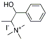 (+/-)-(B-HYDROXY-A-METHYLPHENETHYL)TRIMETHYLAMMONIUMIODIDE Struktur