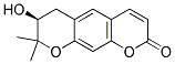 (S)-7-HYDROXY-8,8-DIMETHYL-7,8-DIHYDROPYRANO(3,2-G)CHROMEN-2(6H)-ONE Struktur