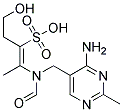 (Z)-2-(N-((4-AMINO-2-METHYL-5-PYRIMIDINYL)METHYL)FORMAMIDO)-5-HYDROXY-2-PENTENE-3-SULFONICACID Struktur