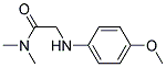 2-(P-METHOXYANILINO)-N,N-DIMETHYLACETAMIDE Struktur