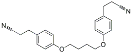 3,3'-(TETRAMETHYLENEBIS(OXY-P-PHENYLENE))DIPROPIONITRILE Struktur