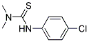 3-(P-CHLOROPHENYL)-1,1-DIMETHYLTHIOUREA Struktur