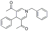 3,5-DIACETYL-1-BENZYL-4-PHENYL-1,4-DIHYDROPYRIDINE Struktur