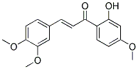 3-(3,4-DIMETHOXYPHENYL)-1-(2-HYDROXY-4-METHOXYPHENYL)-2-PROPEN-1-ONE Struktur