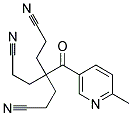 4-(2-CYANOETHYL)-4-(6-METHYLNICOTINOYL)HEPTANEDINITRILE Struktur