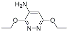 3,6-DIETHOXY-4-PYRIDAZINAMINE Struktur