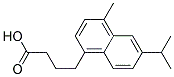 4-(6-ISOPROPYL-4-METHYL-1-NAPHTHYL)BUTYRICACID Struktur