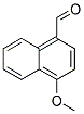 4-METHOXY-1-NAPHTHALENECARBALDEHYDE Struktur