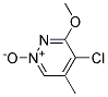 4-CHLORO-3-METHOXY-5-METHYLPYRIDAZINE1-OXIDE Struktur