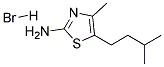 5-ISOPENTYL-4-METHYL-2-THIAZOLAMINEHYDROBROMIDE Struktur