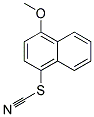 4-METHOXY-1-NAPHTHYLTHIOCYANATE Struktur