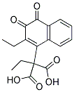 DIETHYL(3,4-DIOXO-3,4-DIHYDRO-1-NAPHTHYL)MALONATE Struktur