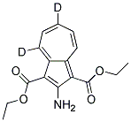 DIETHYL2-AMINOAZULENE-4,6-D2-1,3-DICARBOXYLATE Struktur