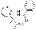 DL-N-(1-ACETYL-1-PHENYLETHYL)BENZAMIDE Struktur