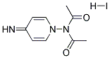 N-(4-IMINO-1,4-DIHYDRO-1-PYRIDYL)DIACETAMIDEHYDROIODIDE Struktur