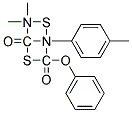 O-PHENYL4,4-DIMETHYL-2-(P-TOLYL)-1,3-DITHIOALLOPHANATE Struktur