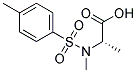 N-METHYL-N-TOSYL-L-ALANINE Struktur