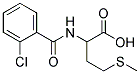 N-(O-CHLOROBENZOYL)-DL-METHIONINE Struktur