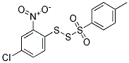 SS-(4-CHLORO-2-NITROPHENYL)P-TOLUENEDITHIOPEROXYSULFONATE Struktur