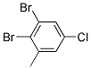 5-Chloro-2,3-dibromotoluene Struktur