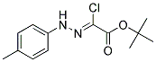 tert.-Butyl2-chloro-2-[2-(4-methylphenyl)hydrazono]acetate Struktur