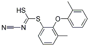 Methyl[2-(2-methylphenoxy)phenyl]-cyanocarbonimidodithioate Struktur