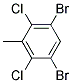 3,5-Dibromo-2,6-dichlorotoluene Struktur