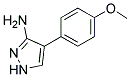 4-(4-Methoxyphenyl)-1H-pyrazol-3-ylamine Struktur