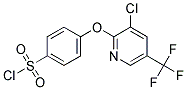 4-([3-Chloro-5-(trifluoromethyl)-2-pyridinyl]oxy)benzenesulfonyl chloride Struktur