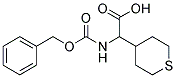 {[(benzyloxy)carbonyl]amino}(tetrahydro-2H-thiopyran-4-yl)acetic acid Struktur