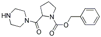 benzyl 2-(piperazin-1-ylcarbonyl)pyrrolidine-1-carboxylate Struktur