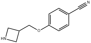 4-(Azetidin-3-ylmethoxy)-benzonitrile Struktur