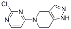 5-(2-chloropyrimidin-4-yl)-4,5,6,7-tetrahydro-1H-pyrazolo[4,3-c]pyridine Struktur