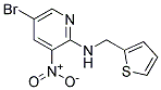 (5-Bromo-3-nitro-pyridin-2-yl)-thiophen-2-ylmethyl-amine Struktur